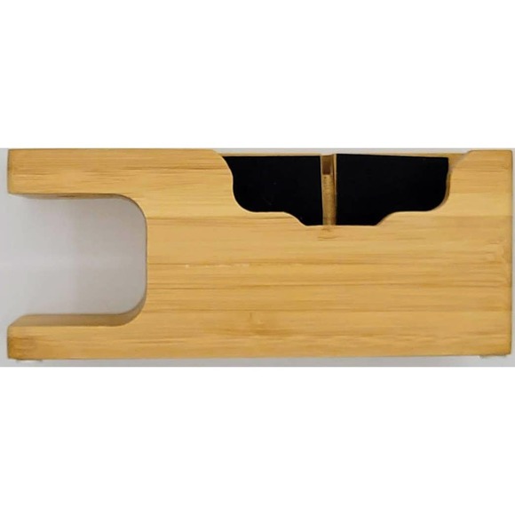 AICase Bamboo Wood USB Charging Station, Desk Stand Charger, 3 USB Ports 3.0 Hub - Picture 2 of 12